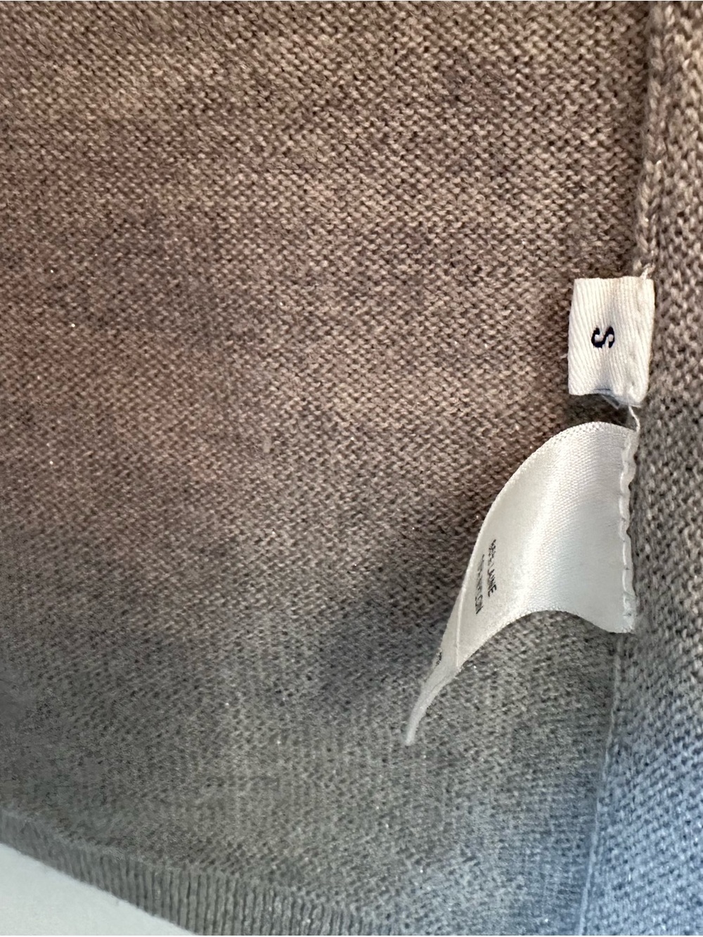 Gray Short-Sleeve Turtleneck Women's Top with Matching cardigan - Picture 4 of 7